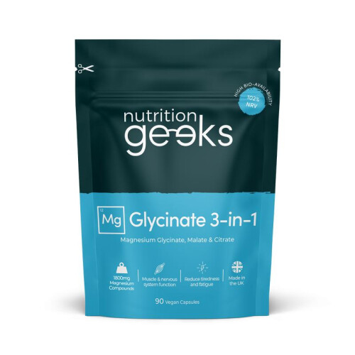 Magnesium Glycinate | 3-in-1 Formula | Relax & Sleep Support