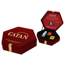 FanRoll kompatibel med Catan Premium Robber & Metal Terninges?t Opalite