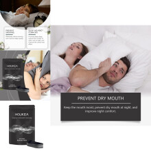 Houkea Relief Snoring Patches For Quiet Night Sleep With Gentle Care 30 Pieces