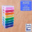 Really Useful Really Useful Plastic Storage Box Storage Tower 8x9.5 Litre with Rainbow Drawers 3