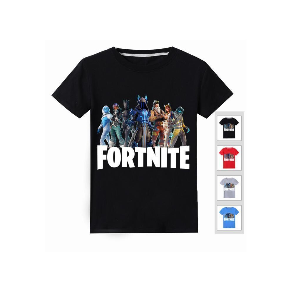T Shirt with Fortnite Print 4pcs Sizes 160 for Kids