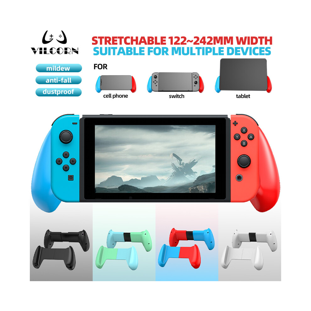 (blue red with all) Nintend Switch Hand Grip Replaceable Protective Stand Holder Switch Oled-image-OPC-PFFVB7N-NEW