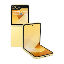 New Samsung Galaxy Z Flip6, Yellow 256GB Mobile Phone - Refurbished