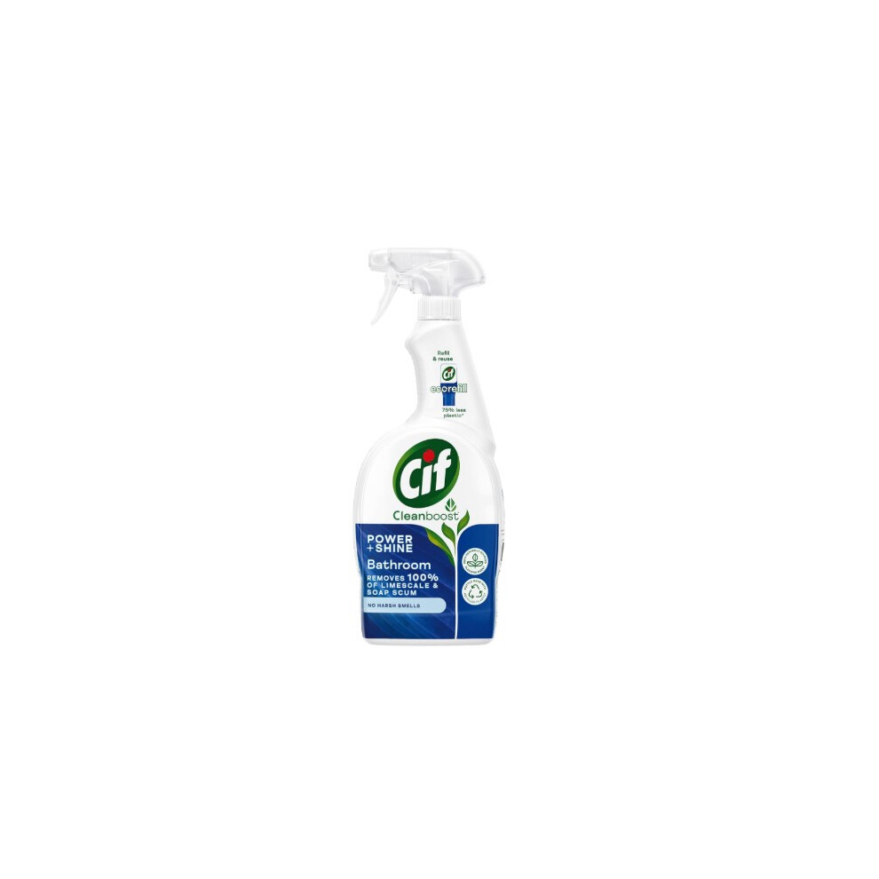 6 x Cif Power & Shine Bathroom Cleaner - 700 ml