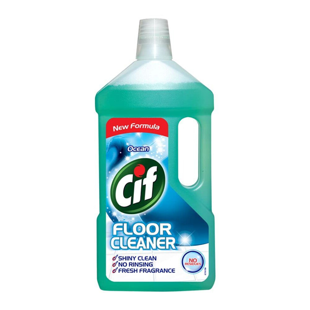 8 x Cif Cleaners All Purpose Floor Cleaner - Ocean 950ml