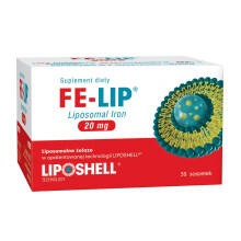 Ascolip FE-LIP felip Liposomal Iron Zelazo liposomalne 30x LIPOSHELL