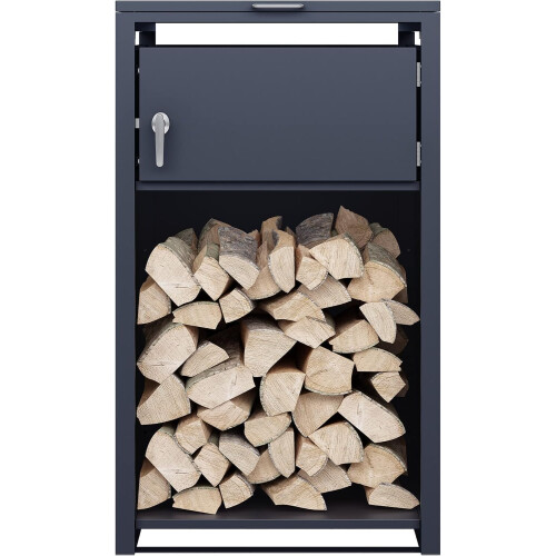 DWD® Double Wheelie Bin Hideaway, 120L/240L Storage Shed, Anthracite 2