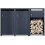 DWD® Double Wheelie Bin Hideaway, 120L/240L Storage Shed, Anthracite 1