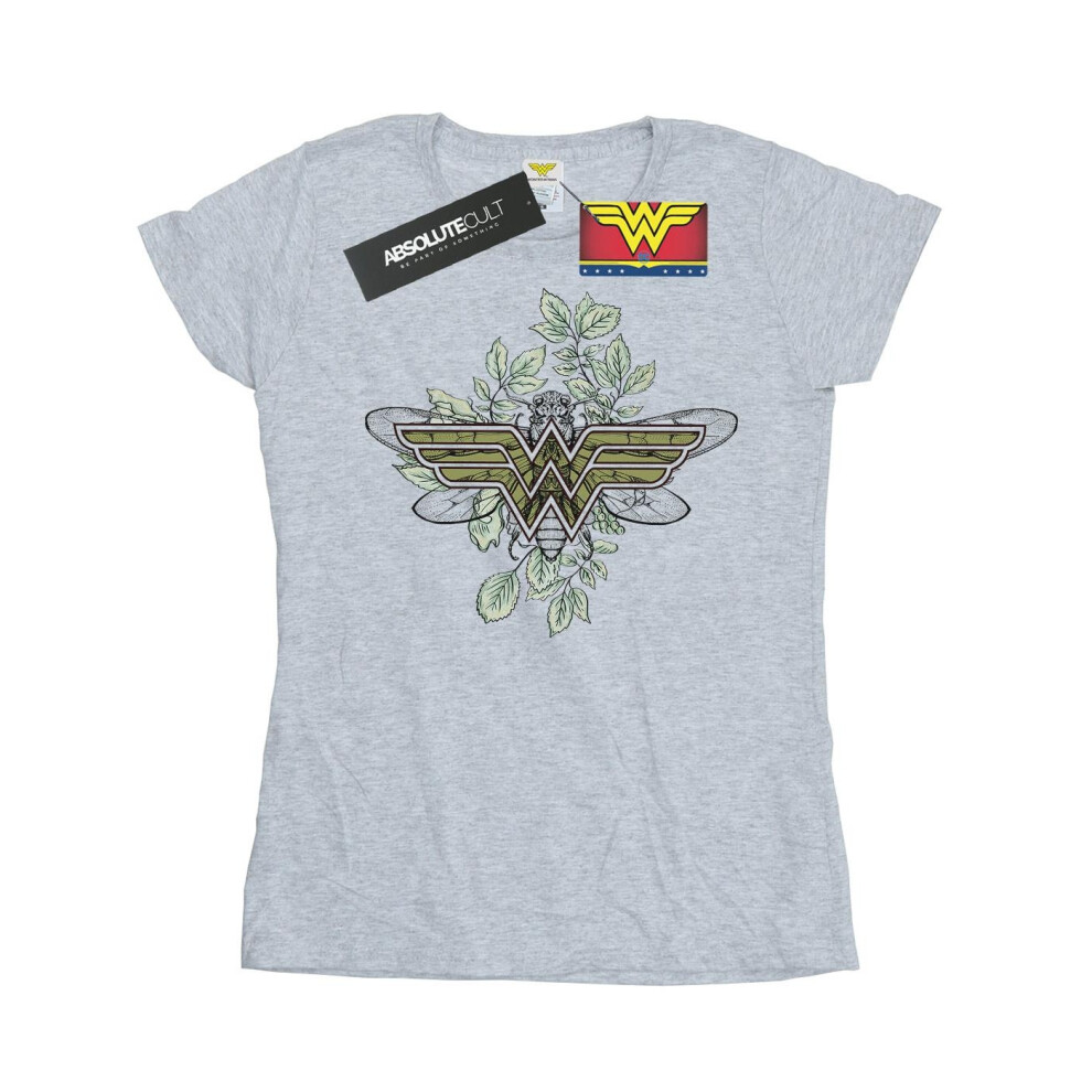 Wonder Woman Butterfly Logo Cotton T-Shirt