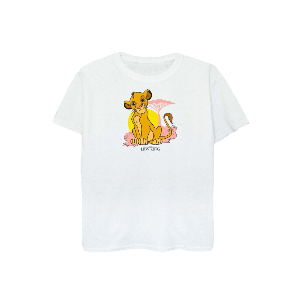 The Lion King Simba Pastel Cotton T-Shirt