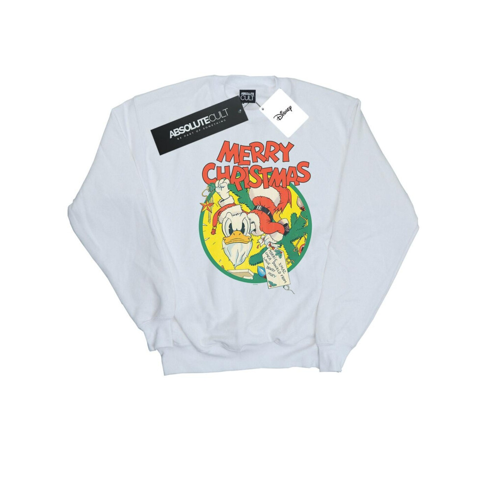 Donald Duck Merry Christmas Sweatshirt