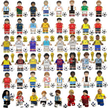 (48PCS) Sports Figures Football Players with Football Assembled Building Blocks Toy Christmas Birthday Gifts
