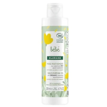 Ulei, Klorane, Baby, Natural, Hrănește, Dimineață, Corp, 200 ml