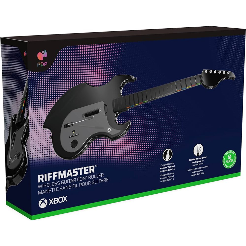 PDP RIFFMASTER Wireless Guitar  for Xbox One Series X S & Windows 10/11 PC