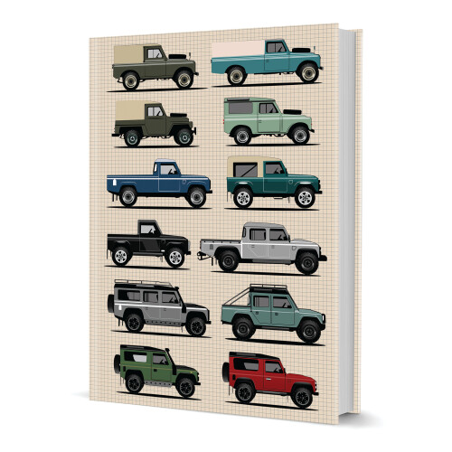 Land Rover Hardcover Notebook (A5 120 Lined Pages)