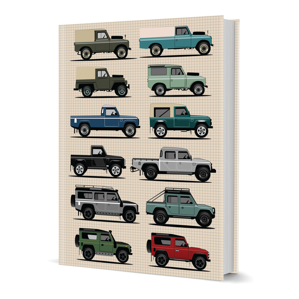 Coach House Partners Land Rover Hardcover Notebook (A5 120 Lined Pages)