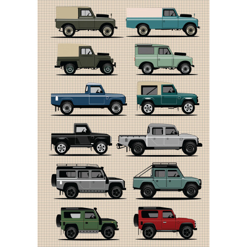 Land Rover Hardcover Notebook (A5 120 Lined Pages) 1