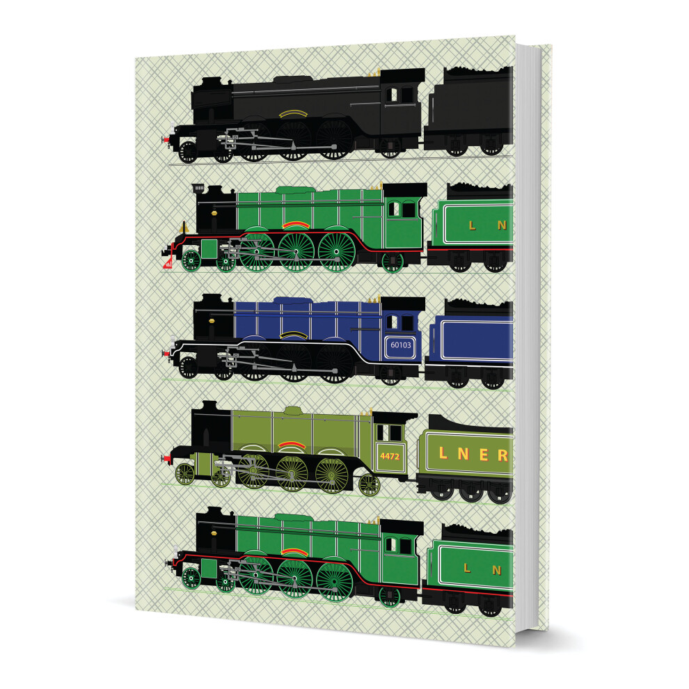 Flying Scotsman Hardcover Notebook (A5 120 Lined Pages)-image-OPC-PFFVS95-NEW