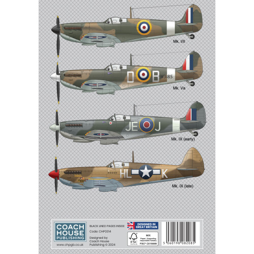 Spitfire Hardcover Notebook (A5 120 Lined Pages) 2