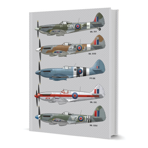 Spitfire Hardcover Notebook (A5 120 Lined Pages)