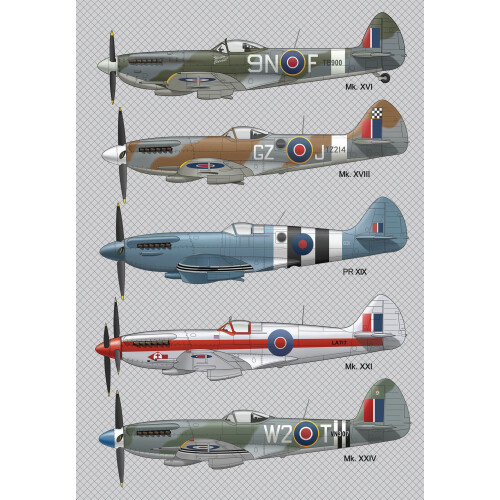Spitfire Hardcover Notebook (A5 120 Lined Pages) 1