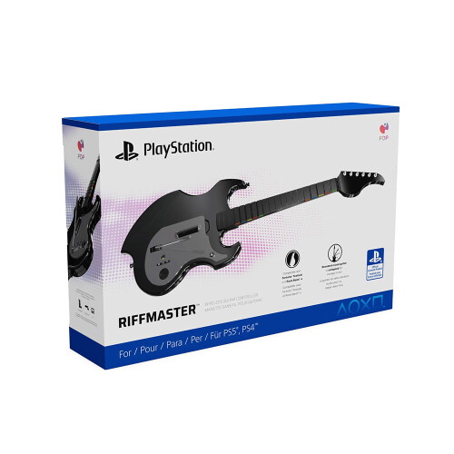 PDP RIFFMASTER Wireless Guitar PlayStation 4 & 5  Compatible - PS4 PS5