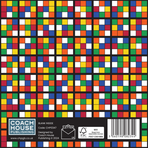 Cube Puzzle Greetings Card (150x150 Blank) 2