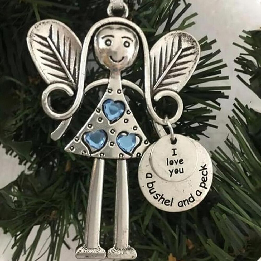(color04) Crazy Beautiful Friends Forever-angel Ornament,friend Christmas Angel Ornament