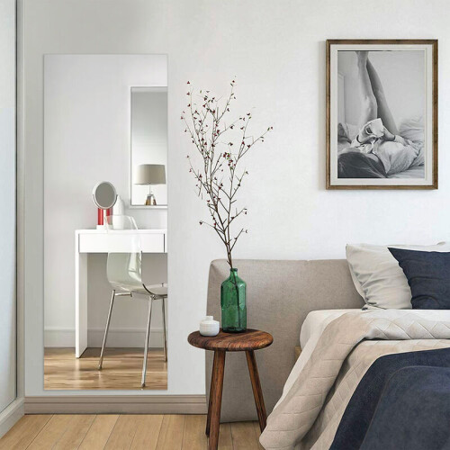 50x200cm Self-Adhesive PET Wall Mirror Sheet - Shatterproof, Water-Resistant, Cut-to-Size, Easy Peel Film