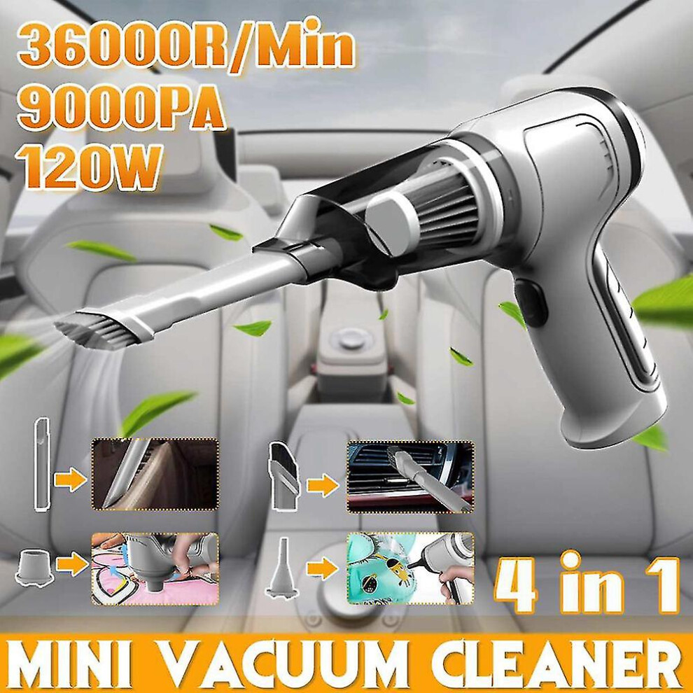 120w Cordless Air Blower Handheld Portable Air Duster Mini 9000pa (get It)