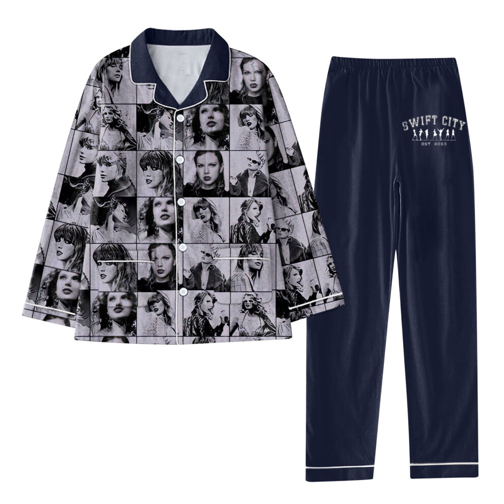 (A5, S) Taylor Swift Christmas Pajamas Set Women 1989 Shirts And Pants Pjs Sets