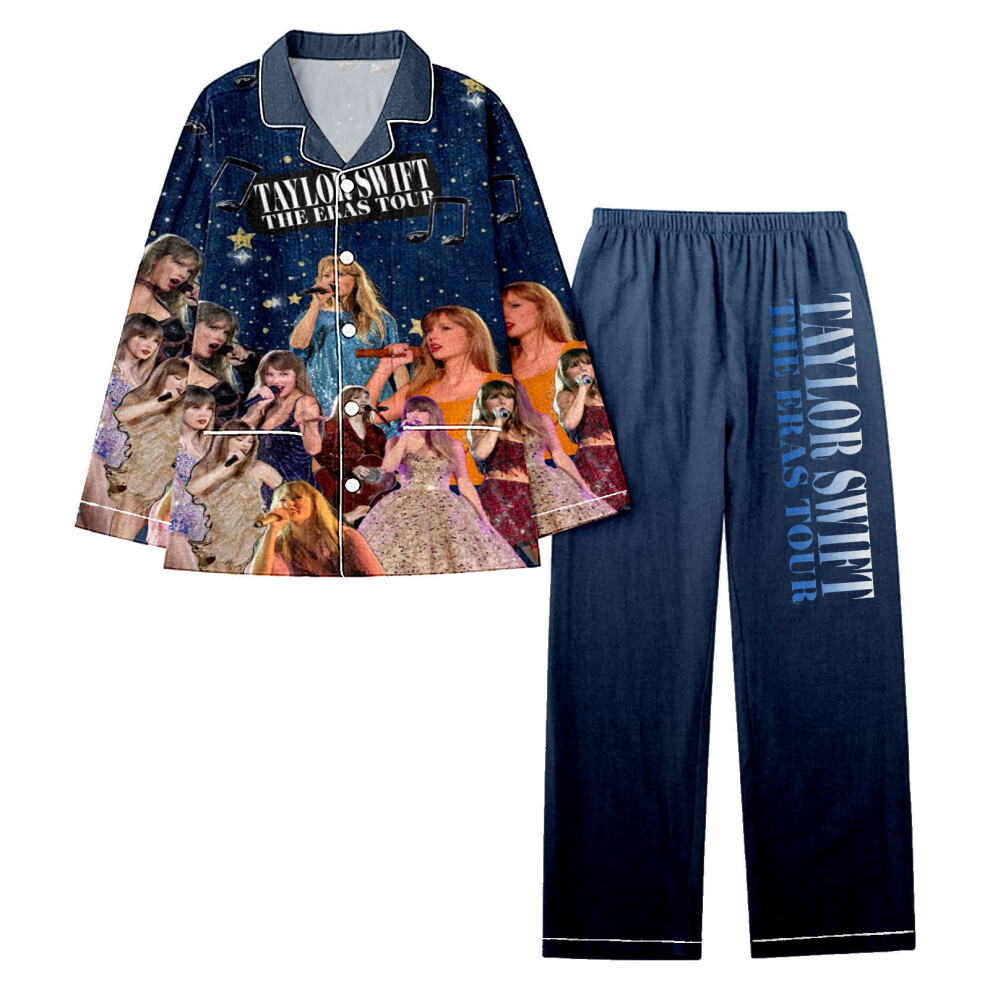 (A8, M) Taylor Swift Christmas Pajamas Set Women 1989 Shirts And Pants Pjs Sets