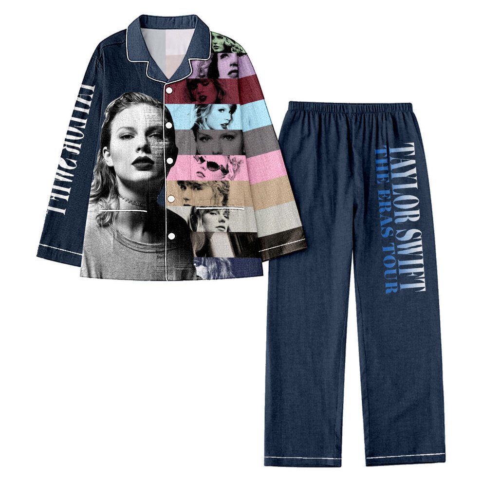 (A12, M) Taylor Swift Christmas Pajamas Set Women 1989 Shirts And Pants Pjs Sets