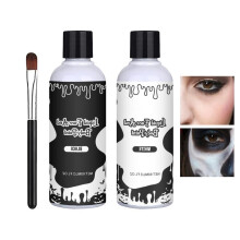 120ml/2pcs Halloween Face And Body Paint Quick Washable Foundation Makeup Corpse Bride Makeup For Halloween Cosplay