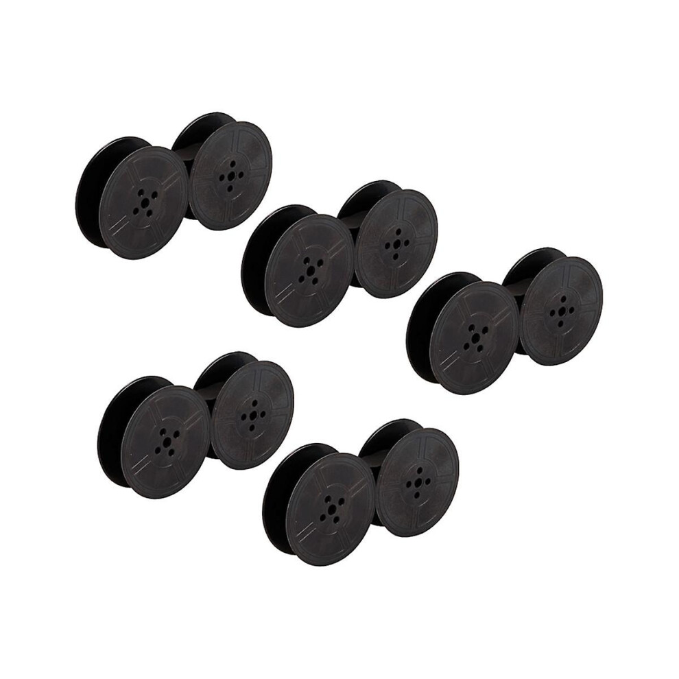 5pcs Typewriter Ribbon Twin Spool Typewriter Ribbon Twin Spool Replacement Pack For Most Typewriter