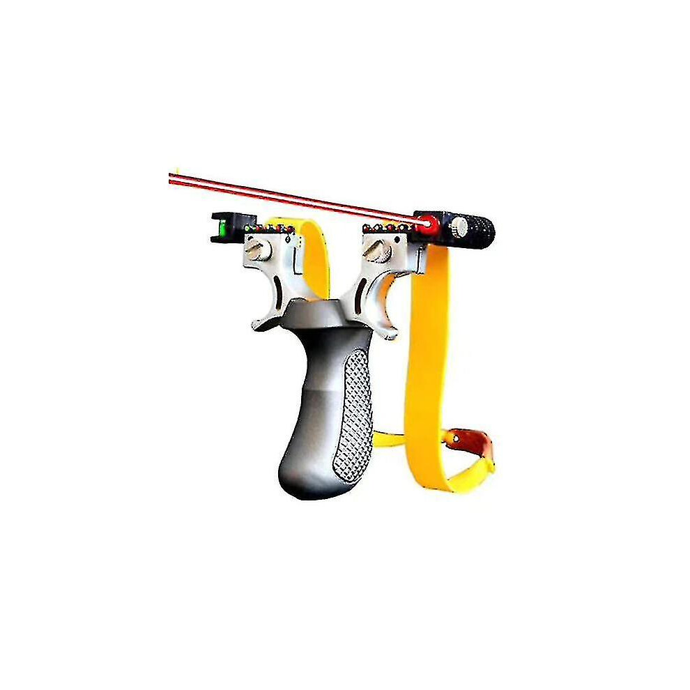 ( Set E) Outdoor Hunting Catapult With Flat Rubber Band, Outdoor Game, Ing Shot Set Gray