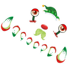 1 Set Creative Christmas Wall Decals Fridge Sticker Stickers Stickers Small Supplies