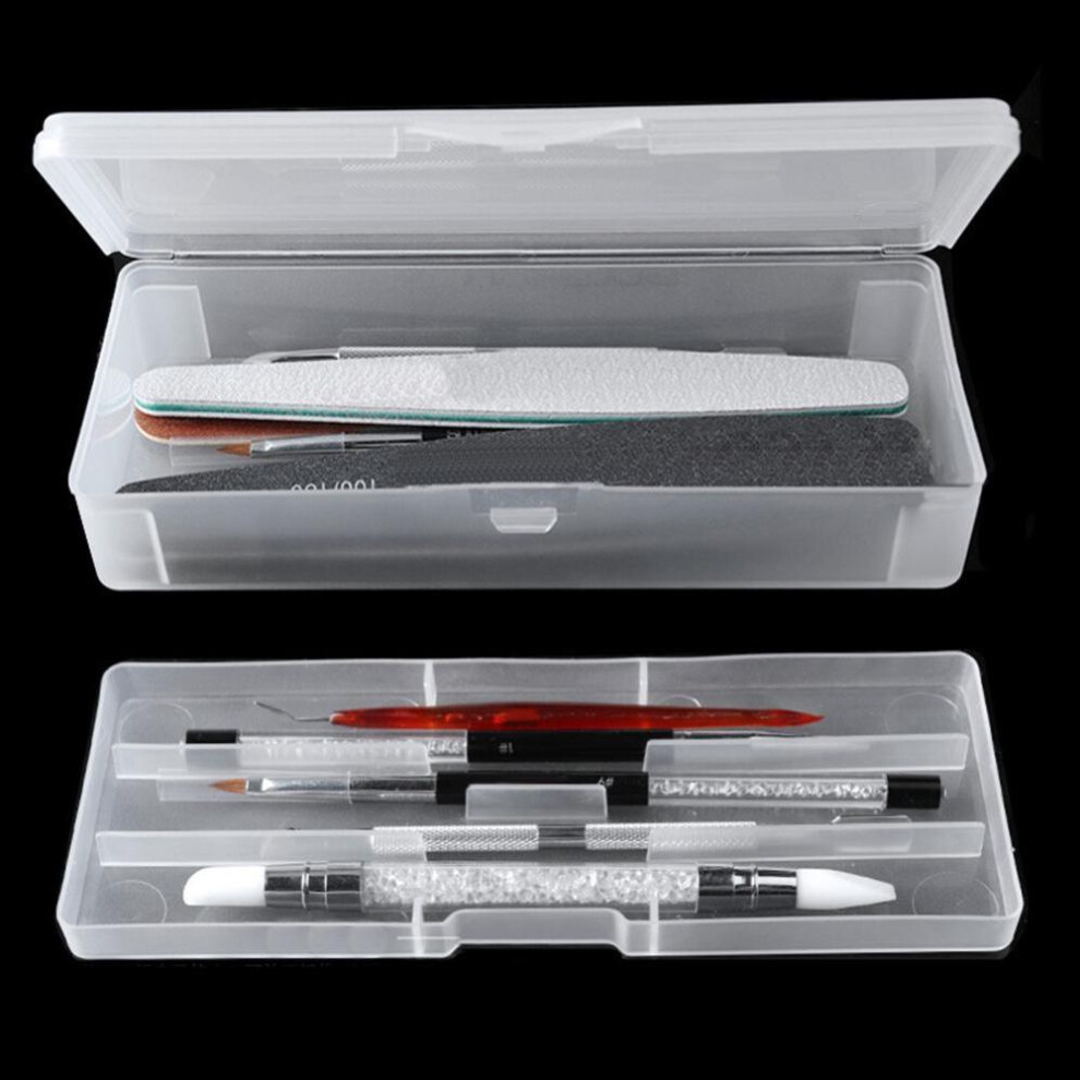 Famous Beautyful Lady Double-layer Pen Storage Makeup Tool Box Manicure Organizer  Art Nail