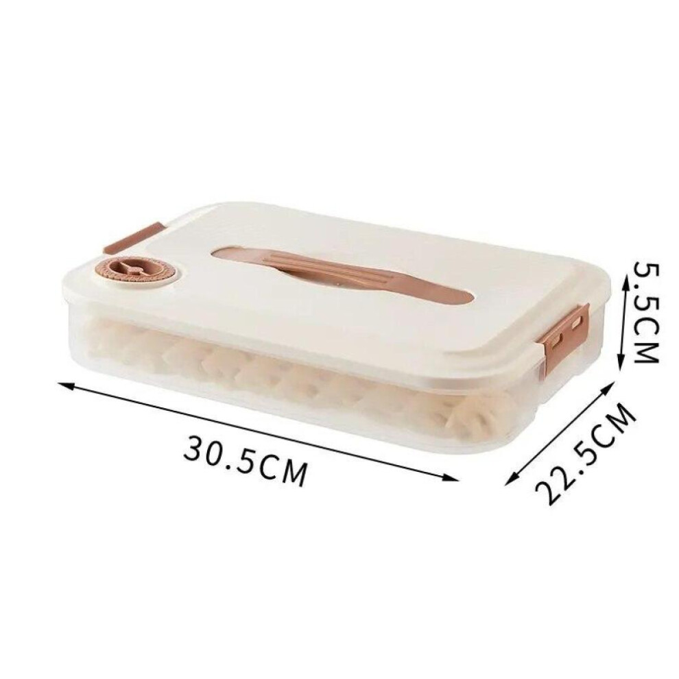Kitchen Organizer Dumpling Box Food Storage Container Refrigerator Keep Fresh Storage Box Transparent Dumpling Case
