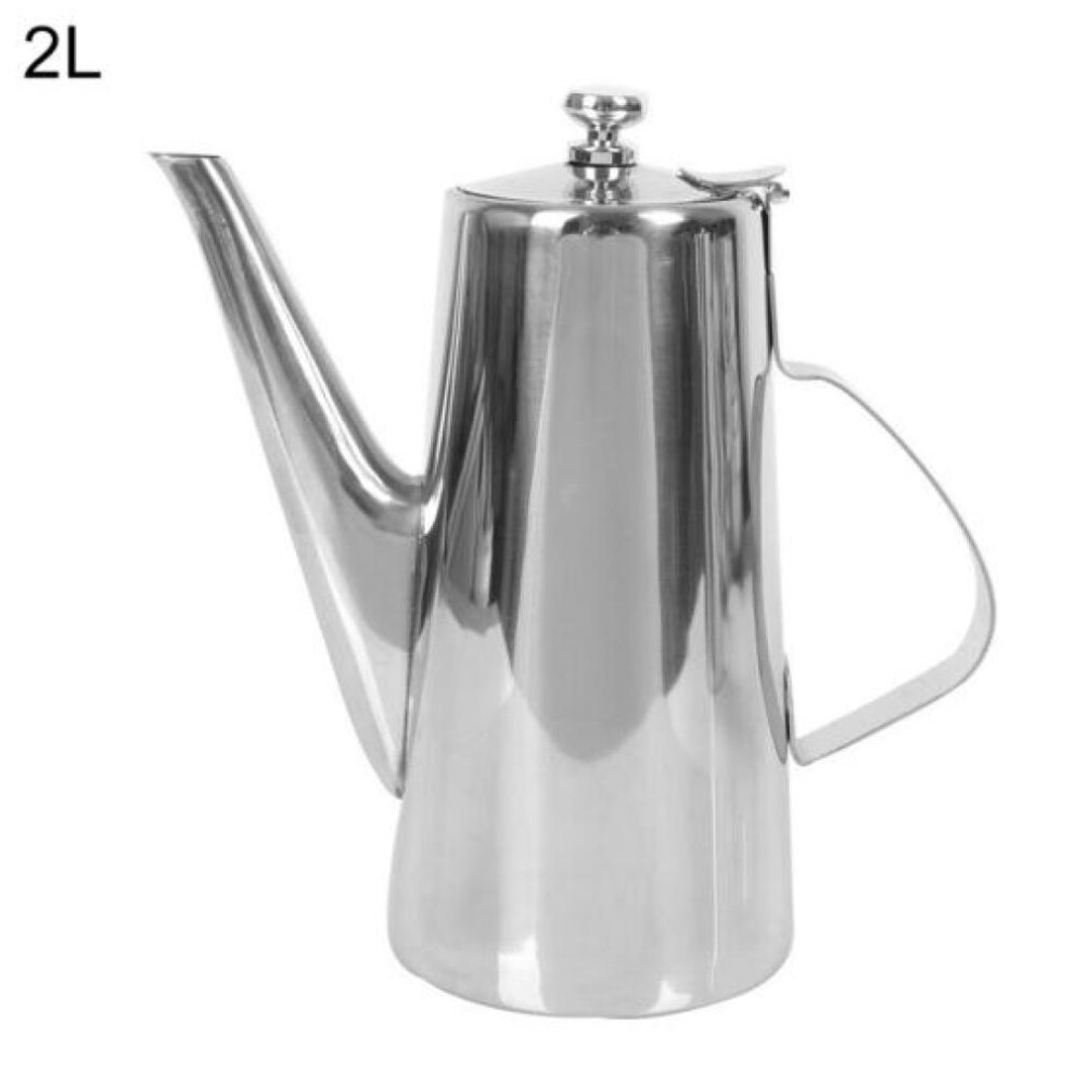 Stainless Steel Long Mouth Teapot Kettle 1.5l/2l