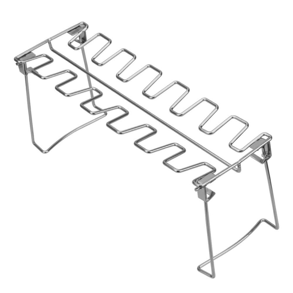 BBQ Beef Chicken Leg Grill Barbecue Cooking Rack Non-Stick Stainless Steel Barbecue Drumstick Oven Roaster Stand