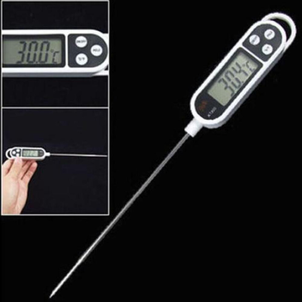Digital Food Thermometer Kitchen BBQ Cooking Meat Temperature Measure Probe Tool