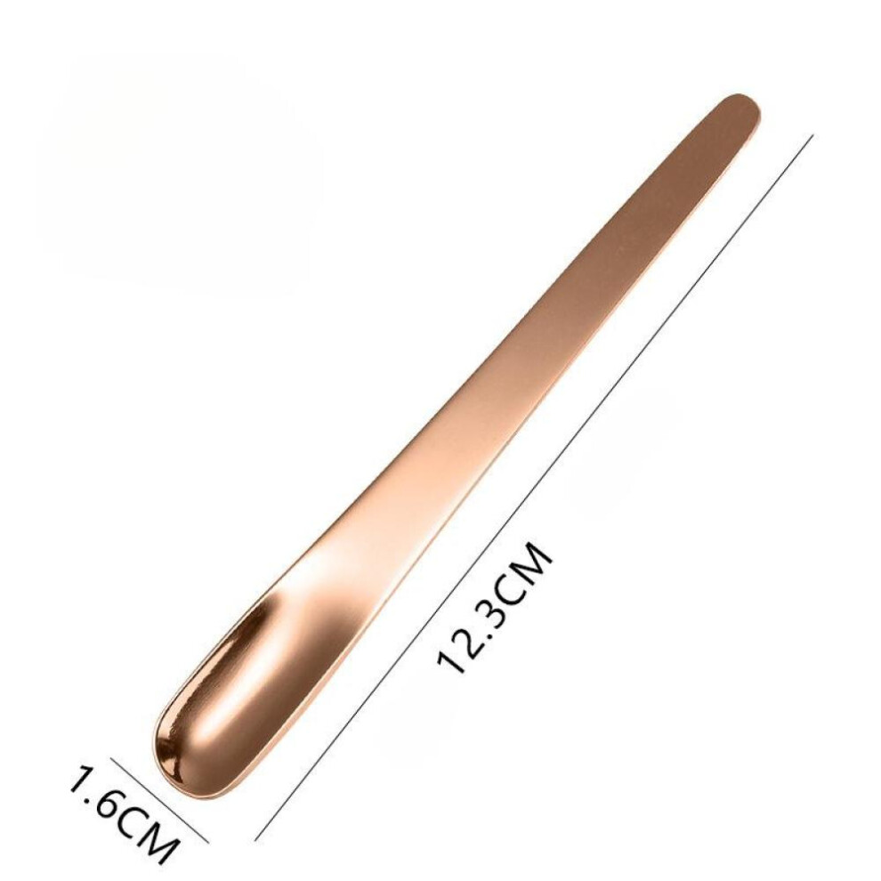 Tea Spoon Stainless Steel Flat Spoon Coffee Spoon Dessert Small Coffee Scoop Mixer Stirring Bar Spoon Kitchen Tableware