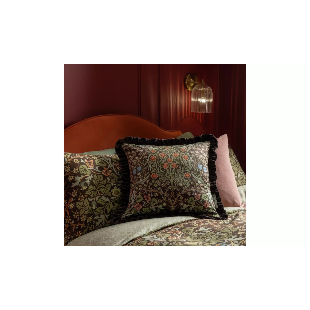 Habitat x Morris & Co. Blackthorn Velvet Cushion