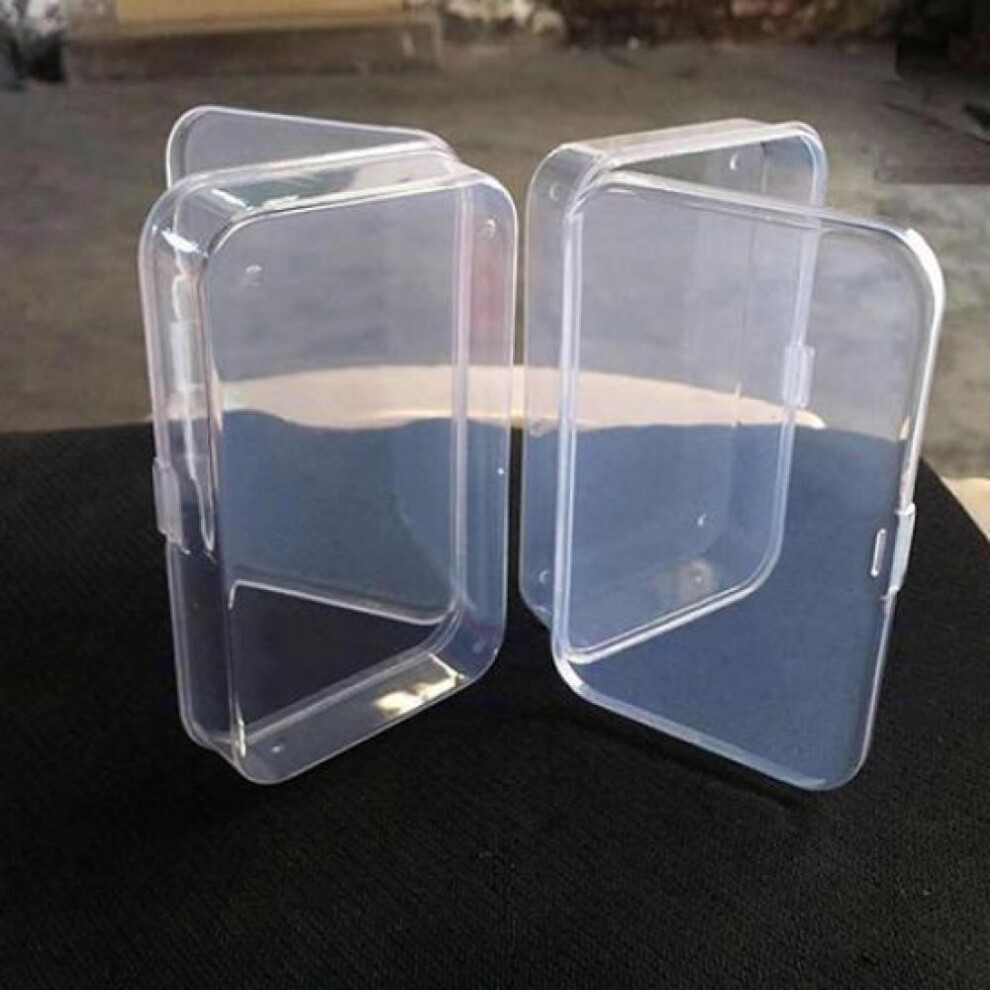 Practical Plastic Clear Transparent Storage Box Organizer Holder Case Container