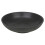 (16 Pcs Black) Coloured Stone Ceramic Plates Pasta Bowls Set 6