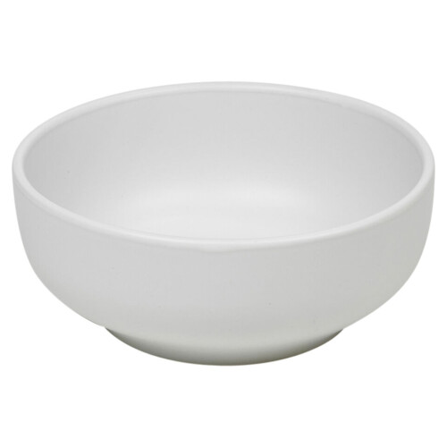 (16 Pcs White) Coloured Stone Ceramic Plates Pasta Bowls Set 2