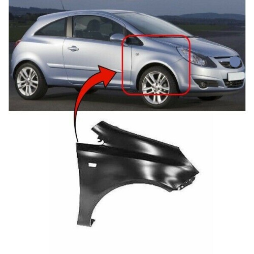 Vauxhall Corsa D 2007-2014 Front Wing Driver Side