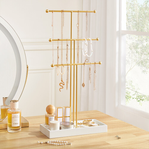 Living And Home 3-Tier Jewelry Display Stand