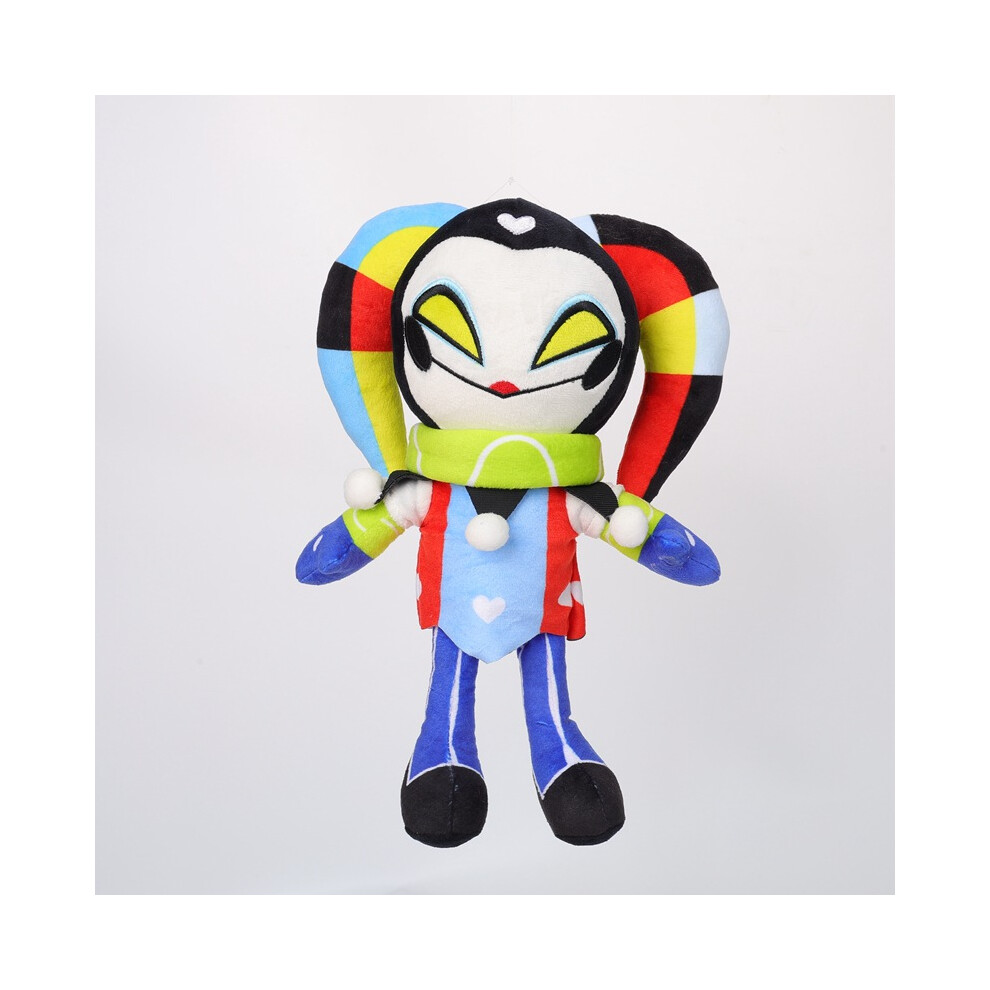 Bonxaif (Hazbin Hotel-A) Hazbin Hotel Plush Pillows Cute Cartoon Stuffed Animal Toy Hell Inn Clown Plush Toy Christmas Gifts
